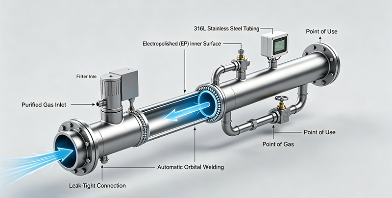 Delivery and distribution system
